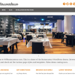 PackBlog thème Restaurateur